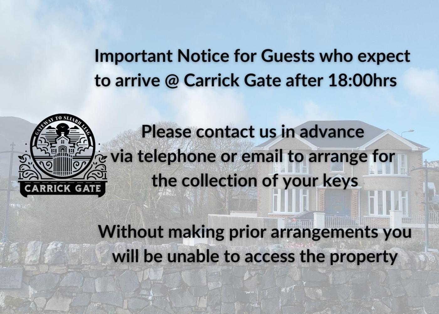 Carrick Gate Hotel Eksteriør billede